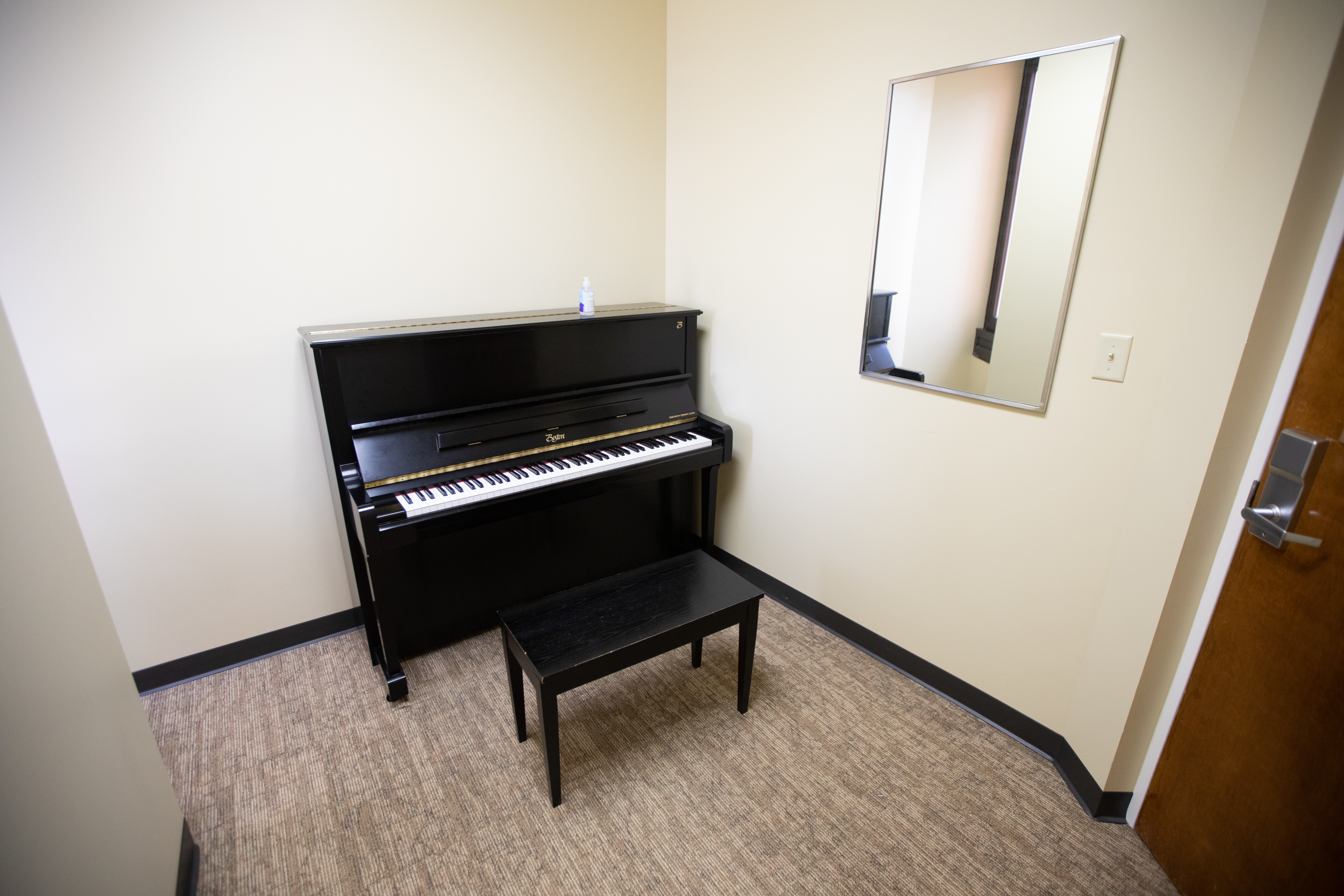 piano practice room
