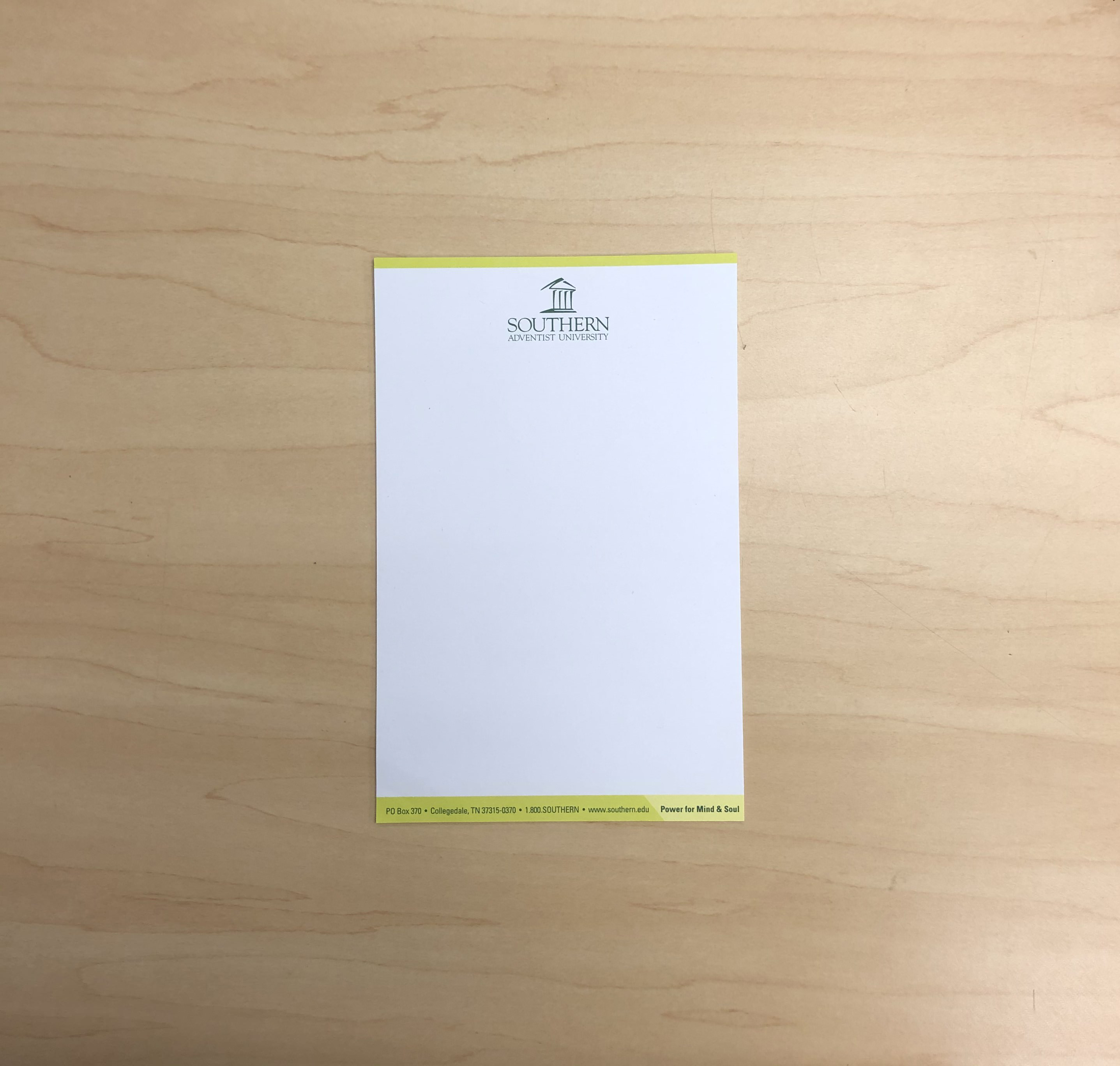 Southern branded notepads