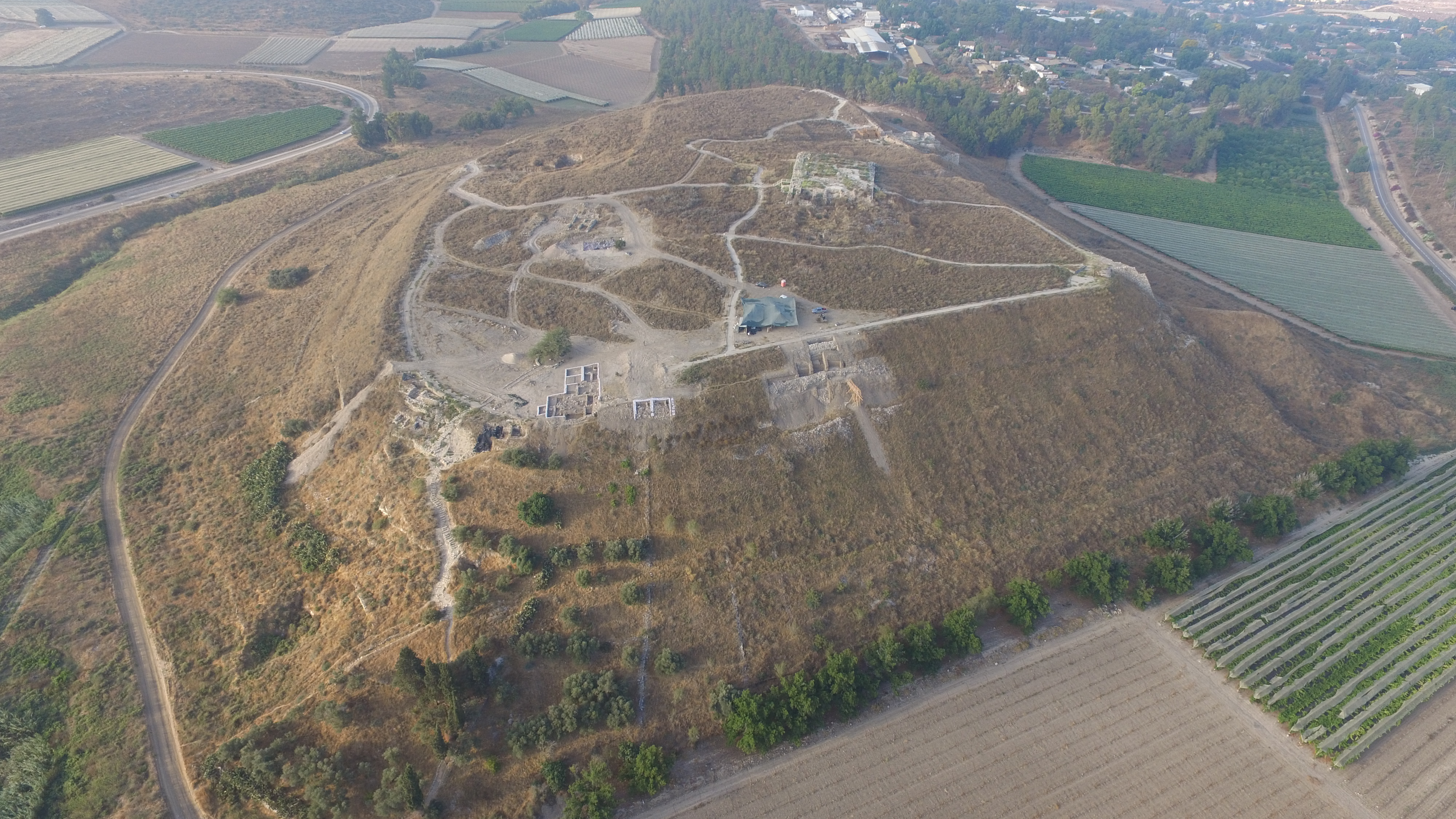 Aerial photo of Lachish