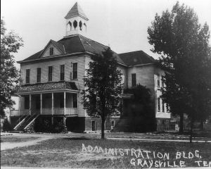 Southern's Administration building in 1893 in Graysville, Tennessee.