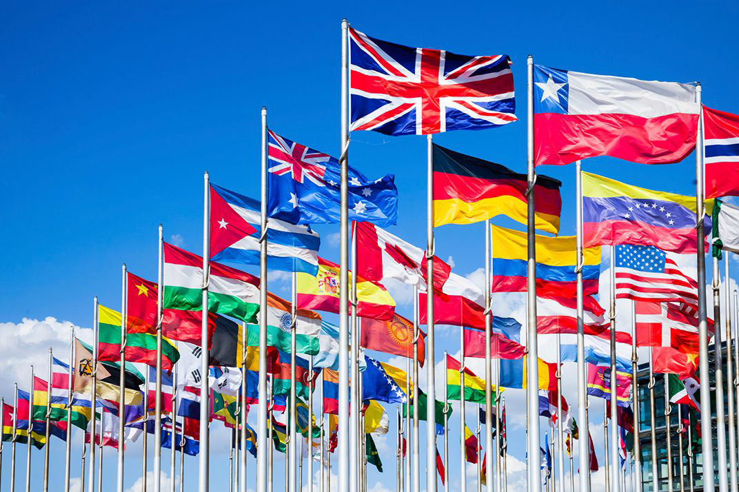 Diverse Country Flags