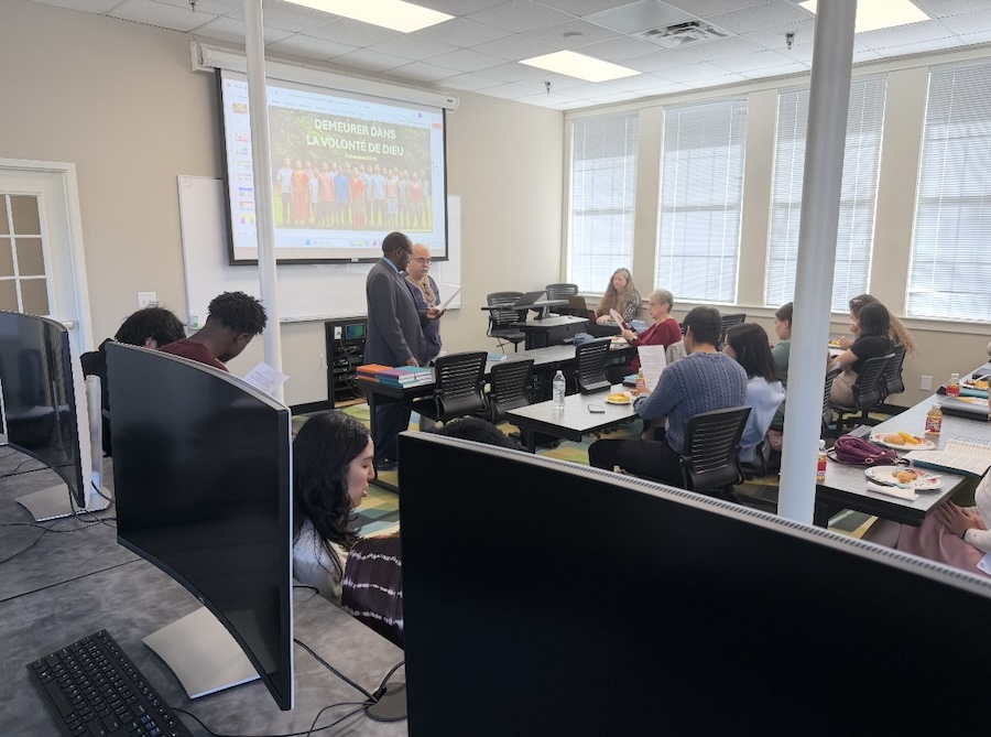 Group of people singing a good song