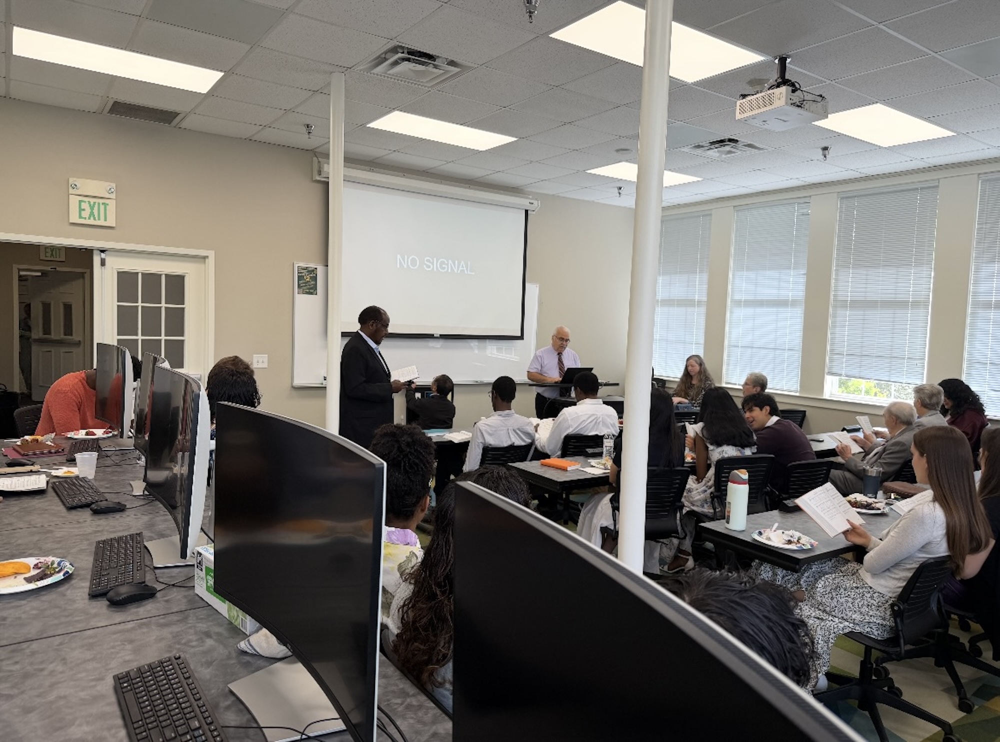 Diving into scripture reading.
