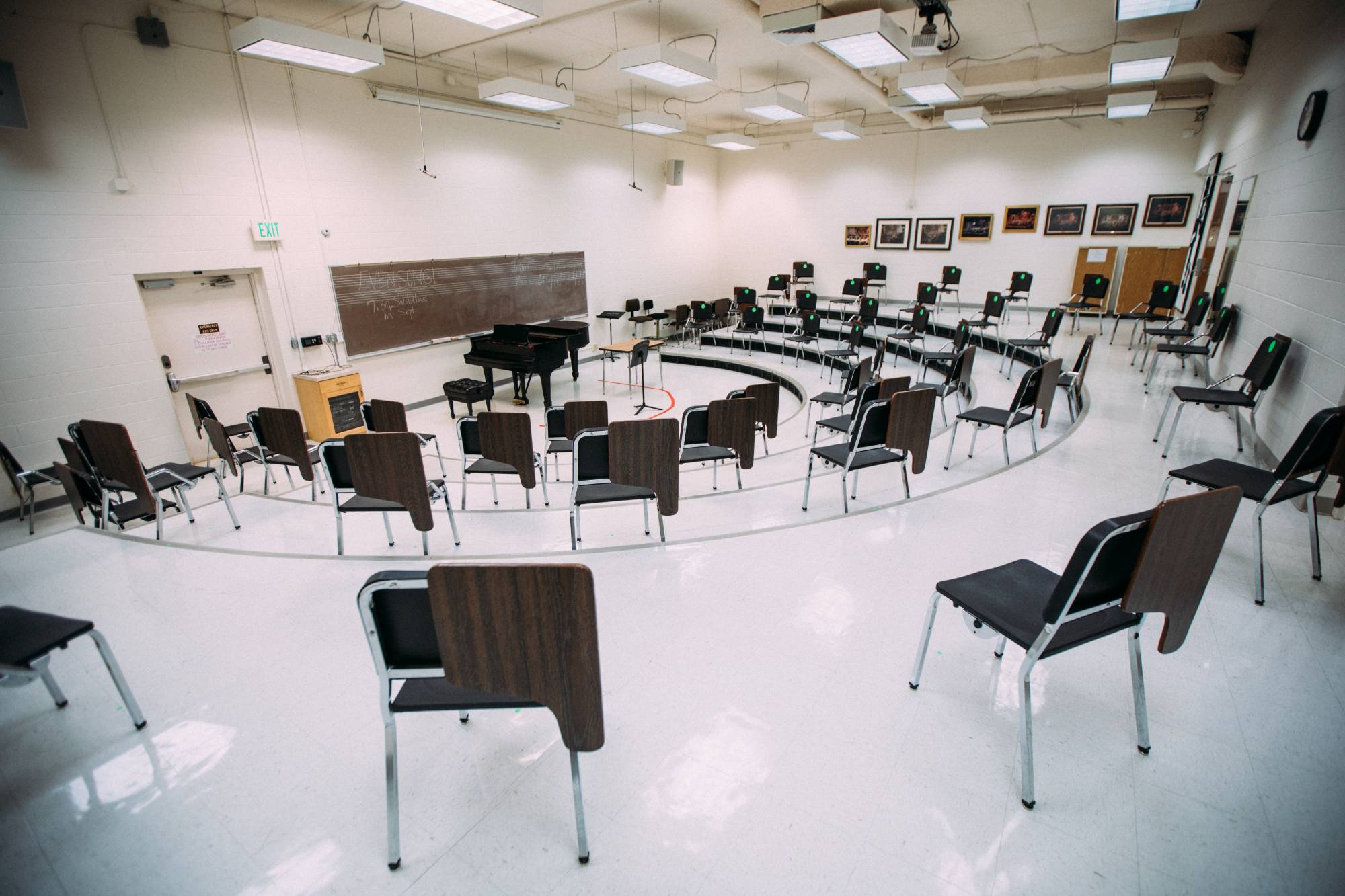 orchestra and band room
