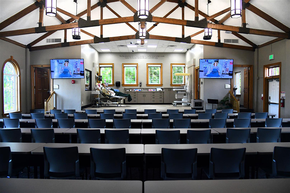 Large classroom inside Simulation Center