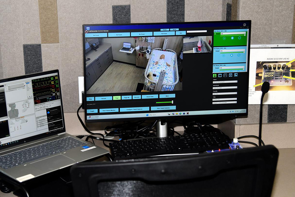 Simulator control room