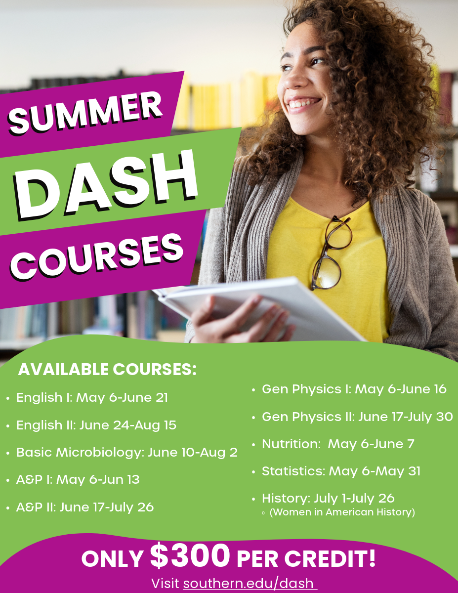 DASH flyer with summer 2024 course and cost information