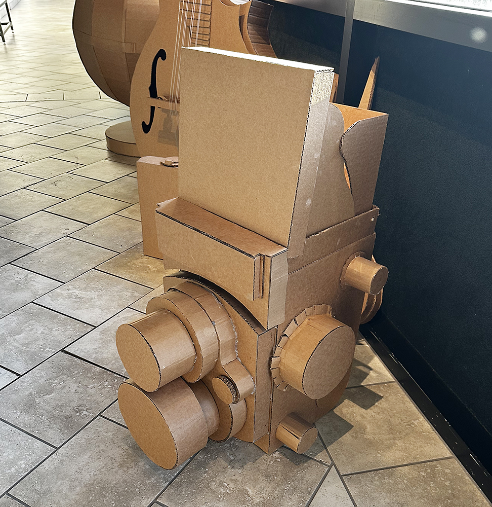 Cardboard camera lifesize