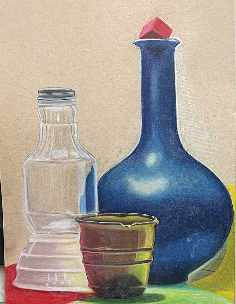 Drawing 2 Color Still Life