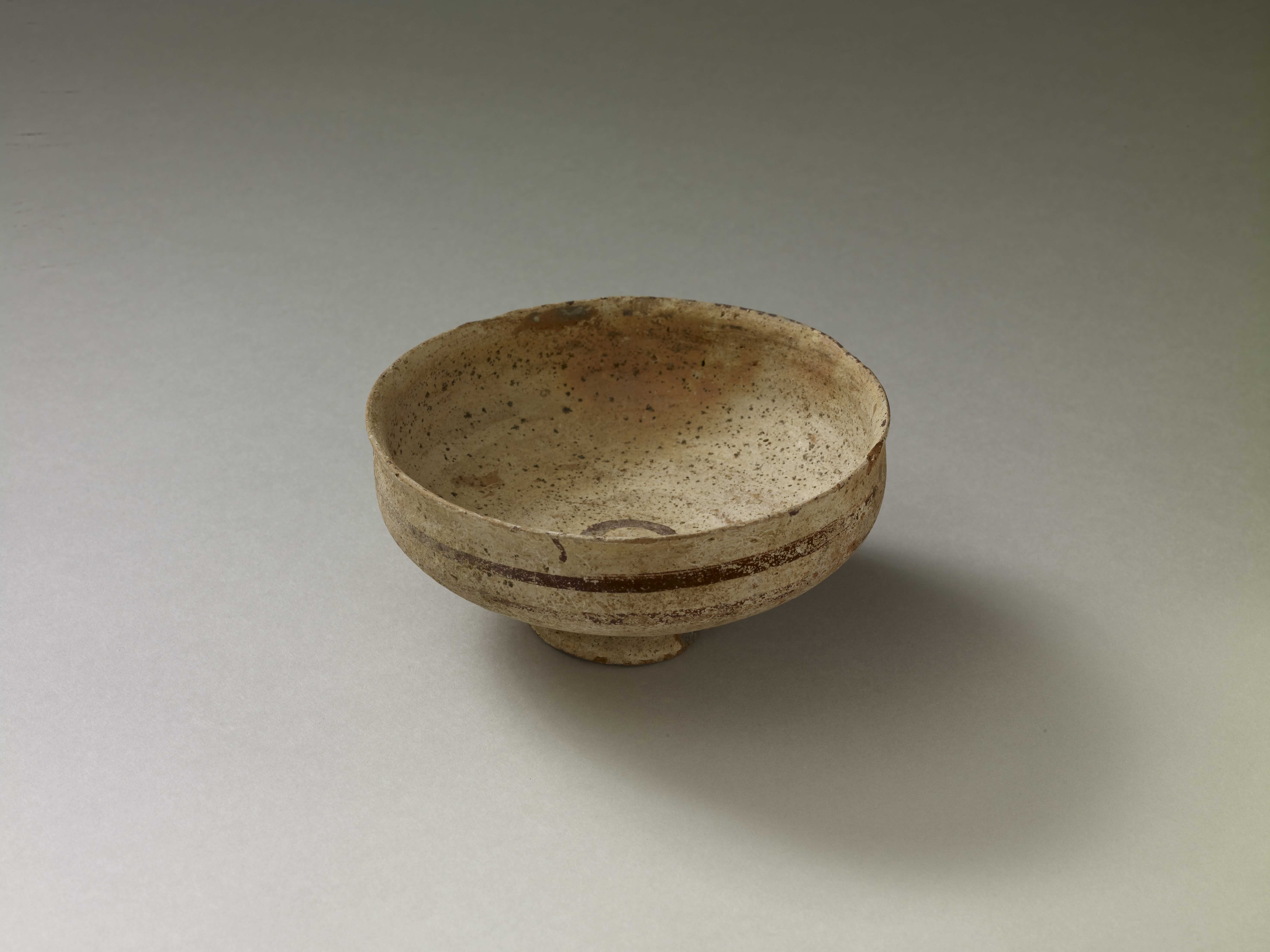 Chocolate ware footed bowl
