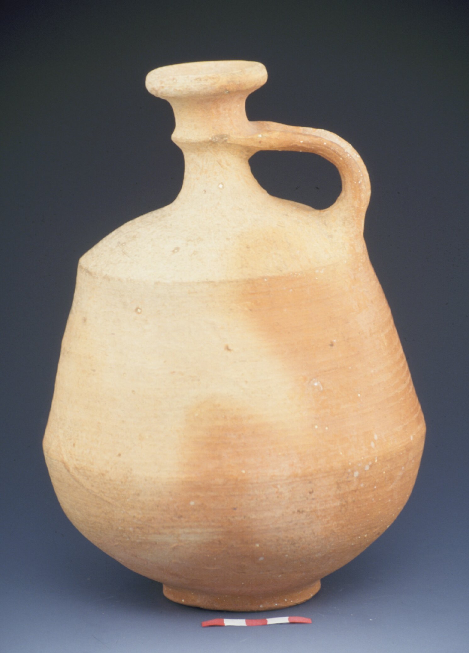 Wheel burnished water decanter