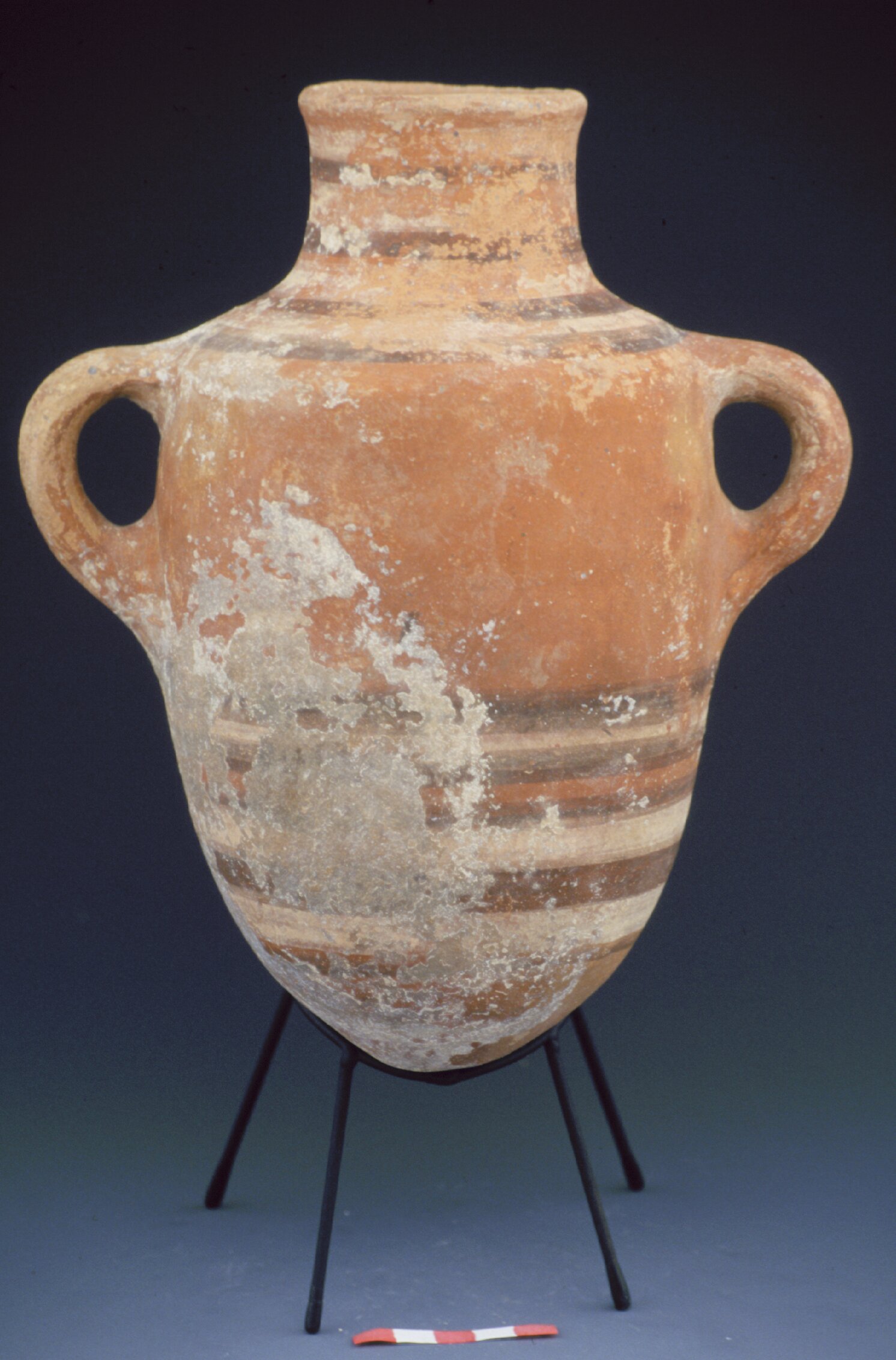 Small amphora with paint