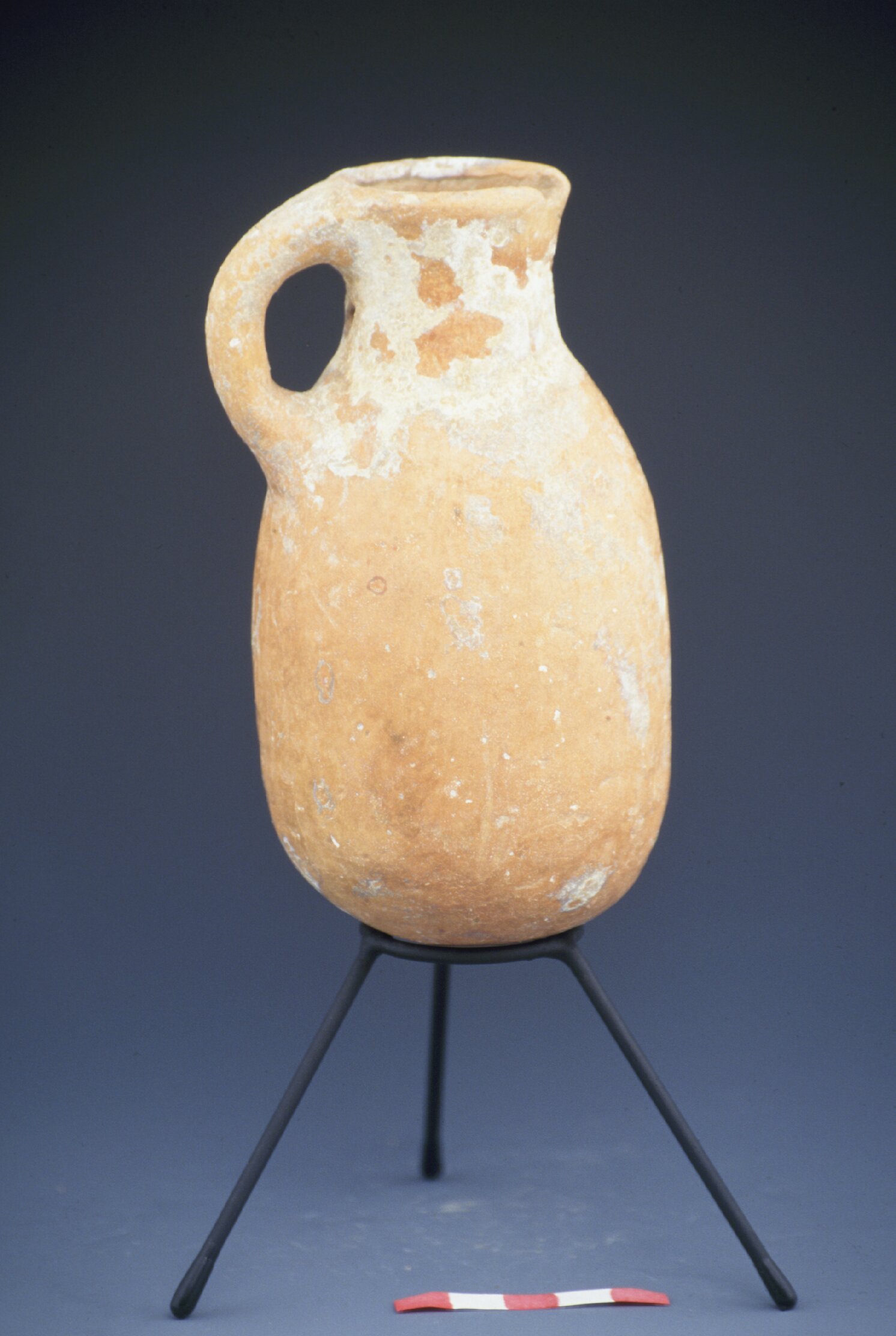 Orange burnished juglet