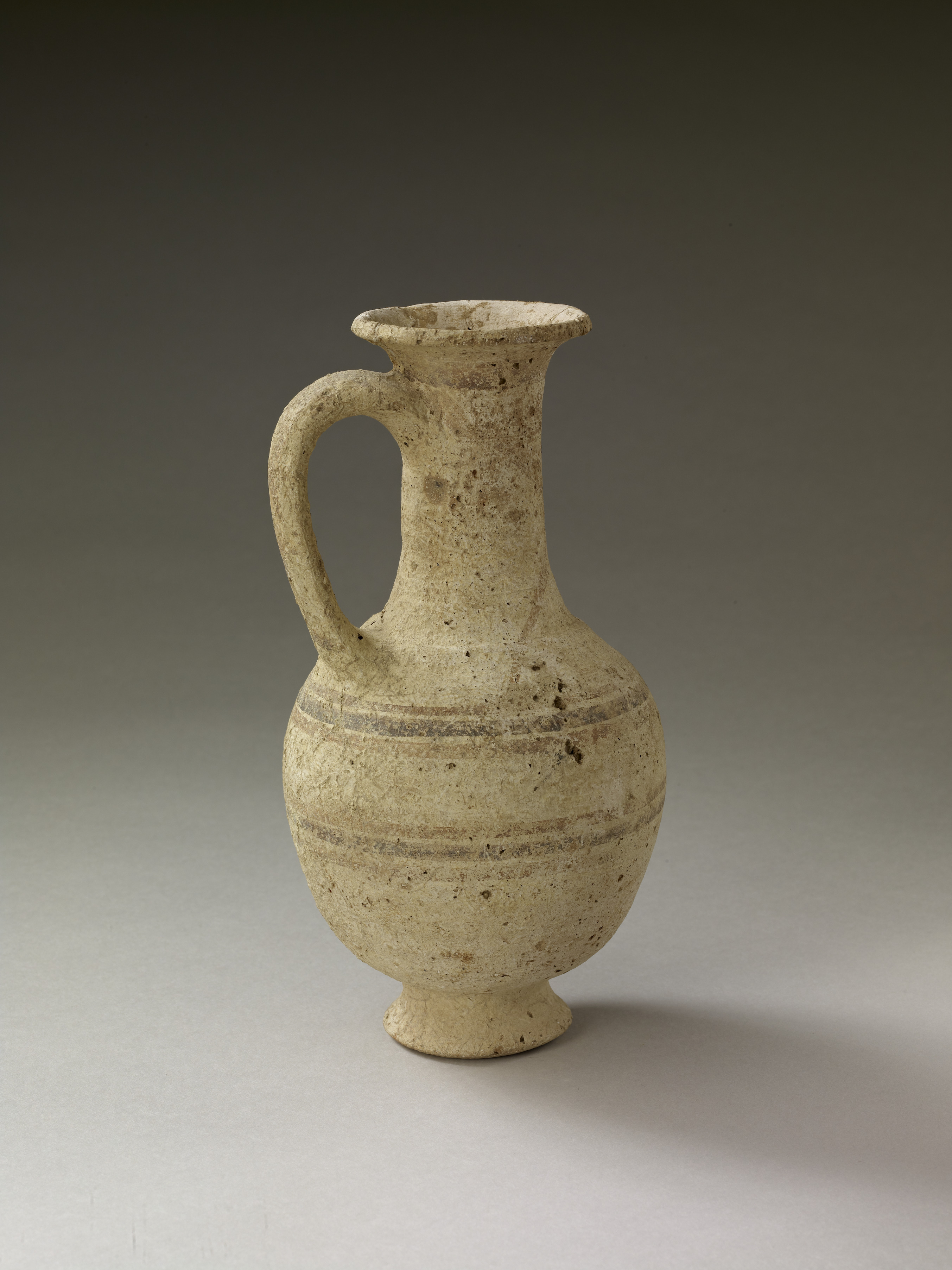 Slipped and painted jug