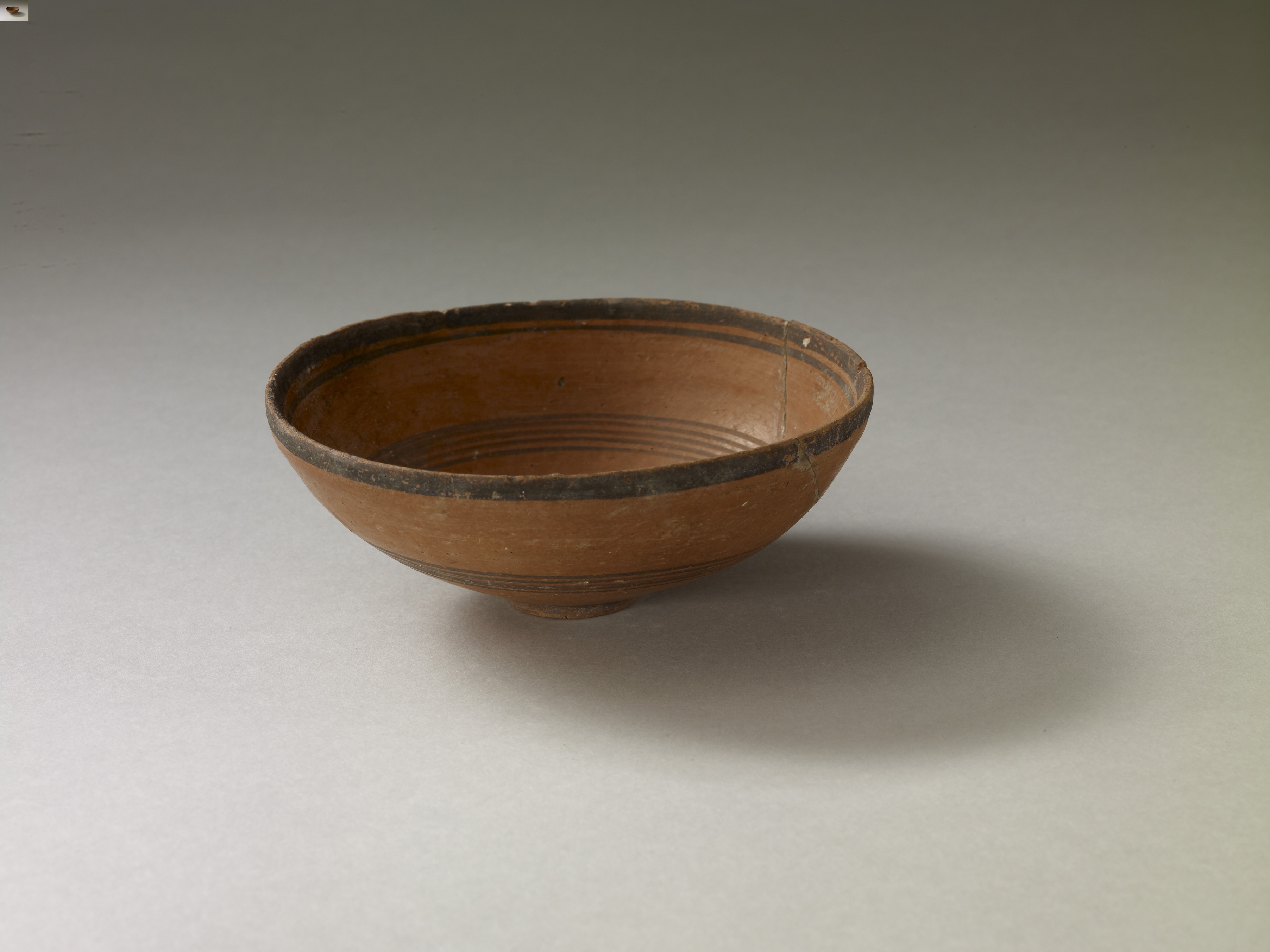 Cypro-Phoenician bowl with black paint