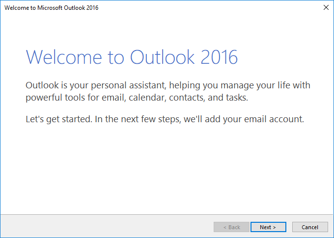 Windows Outlook Alt1
