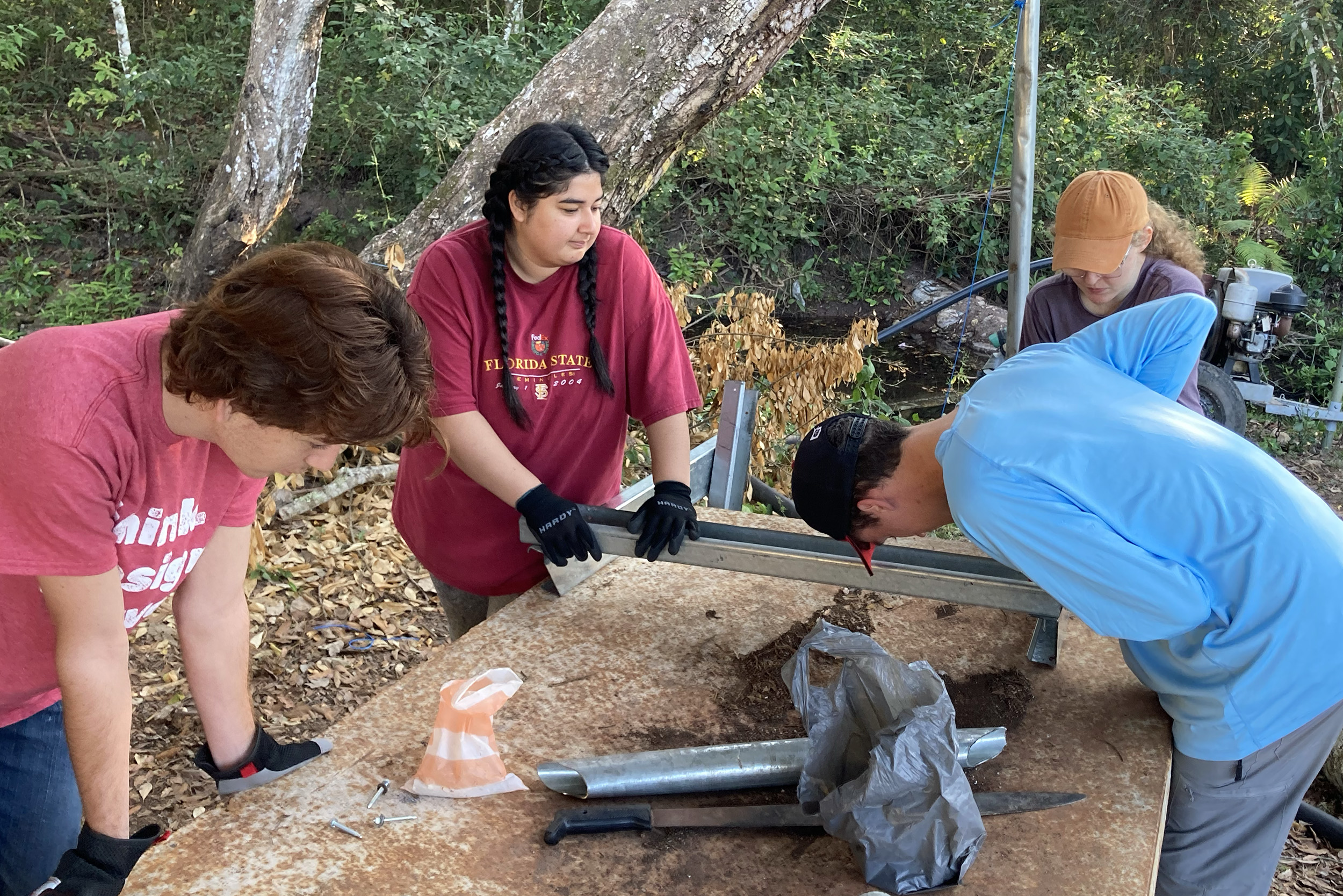 Southern Adventist University students on the engineering mission trip 
