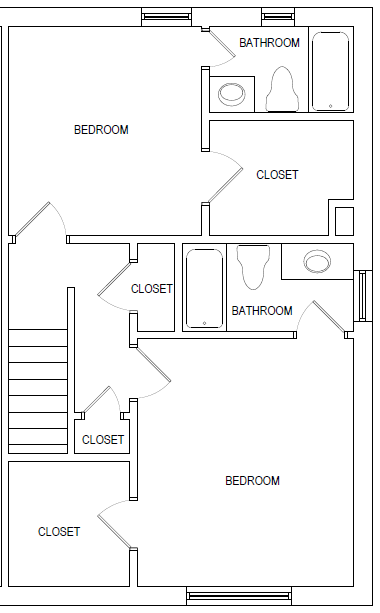 second floor plan