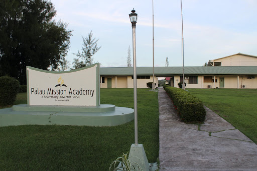 Palau Mission Academy sign