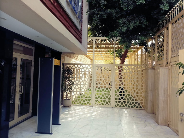 Courtyard at the Ramses Cultural Center