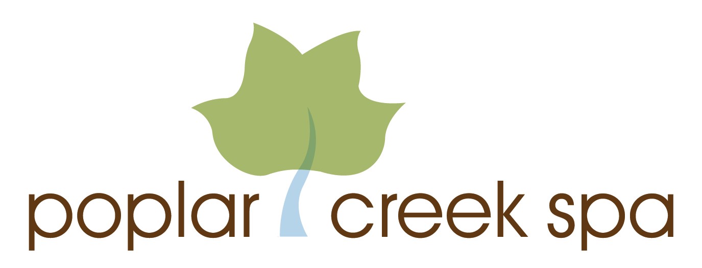 logo for poplar creek spa