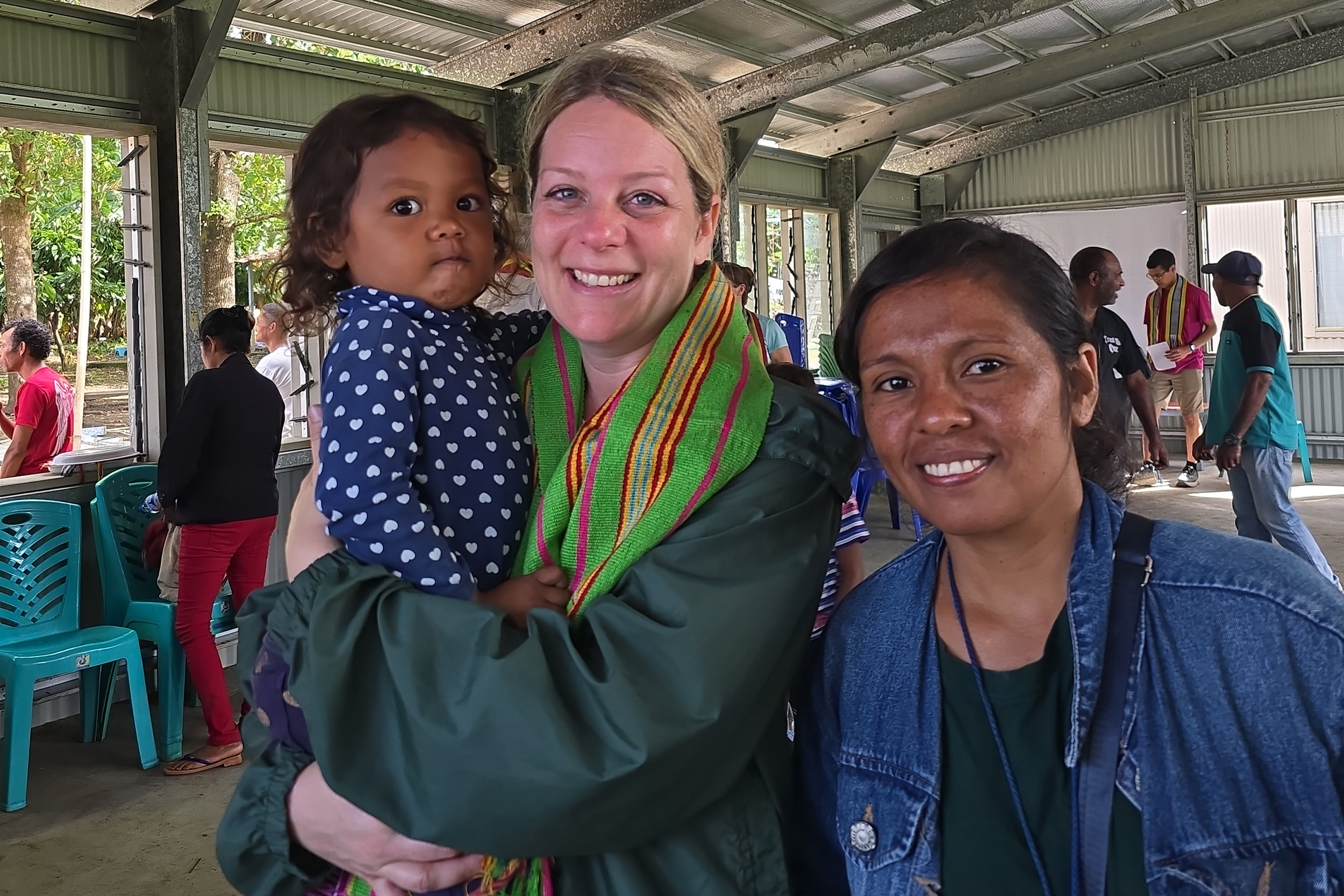 meeting the local people