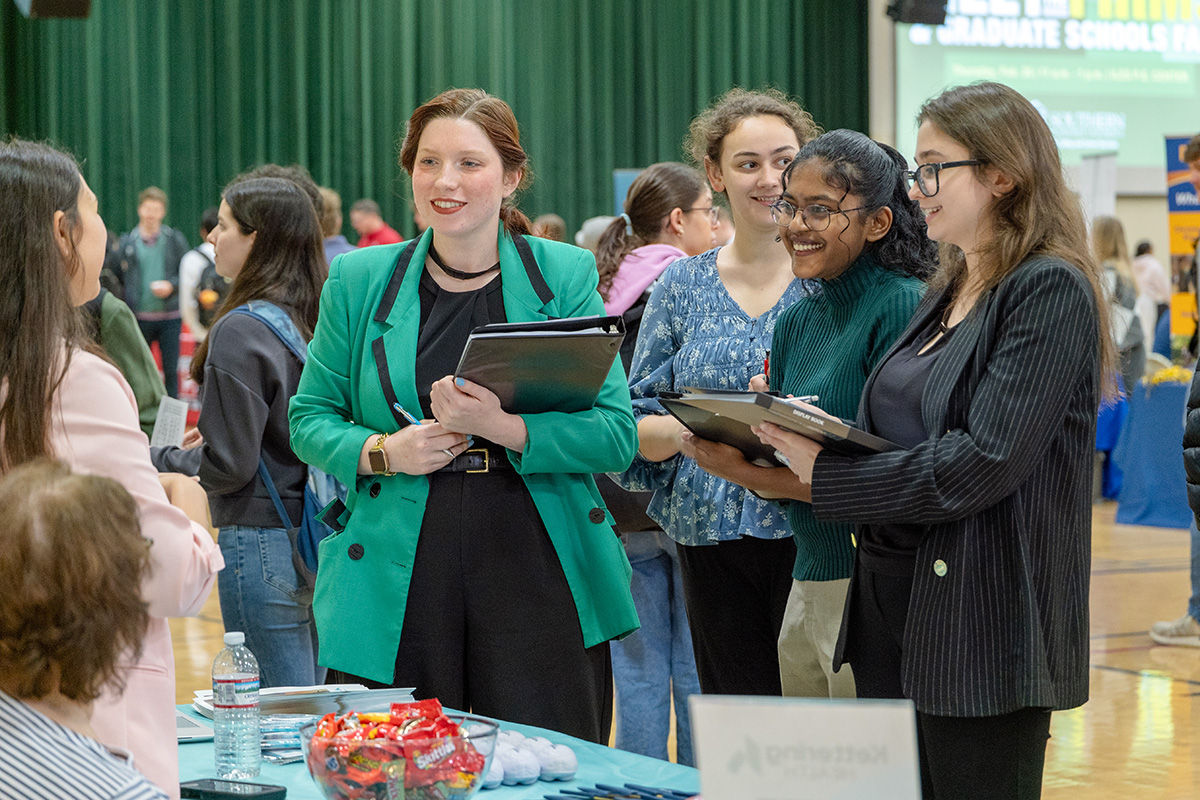 Students at Meet the Firms and Graduate Schools
