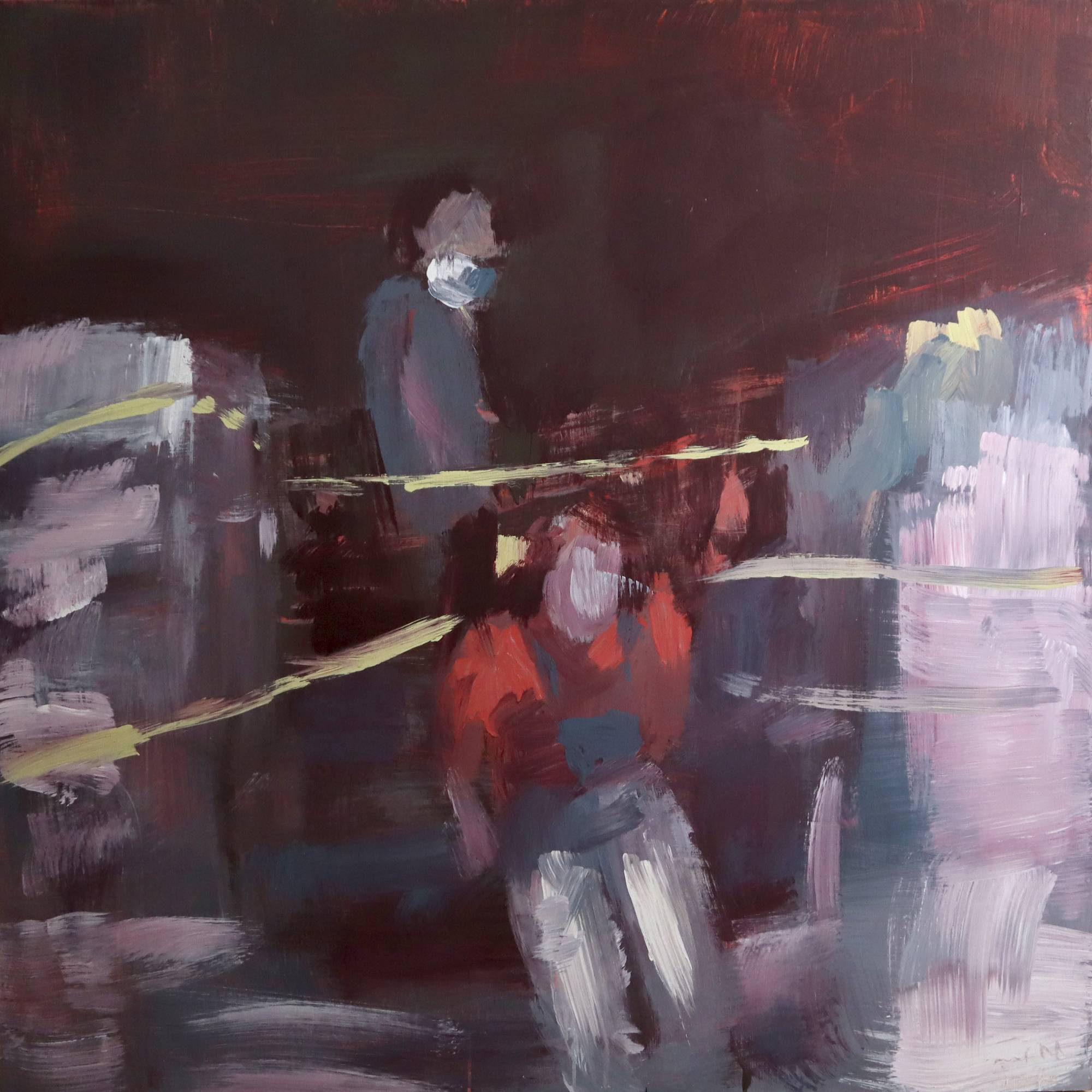 Latex paint on Canvas