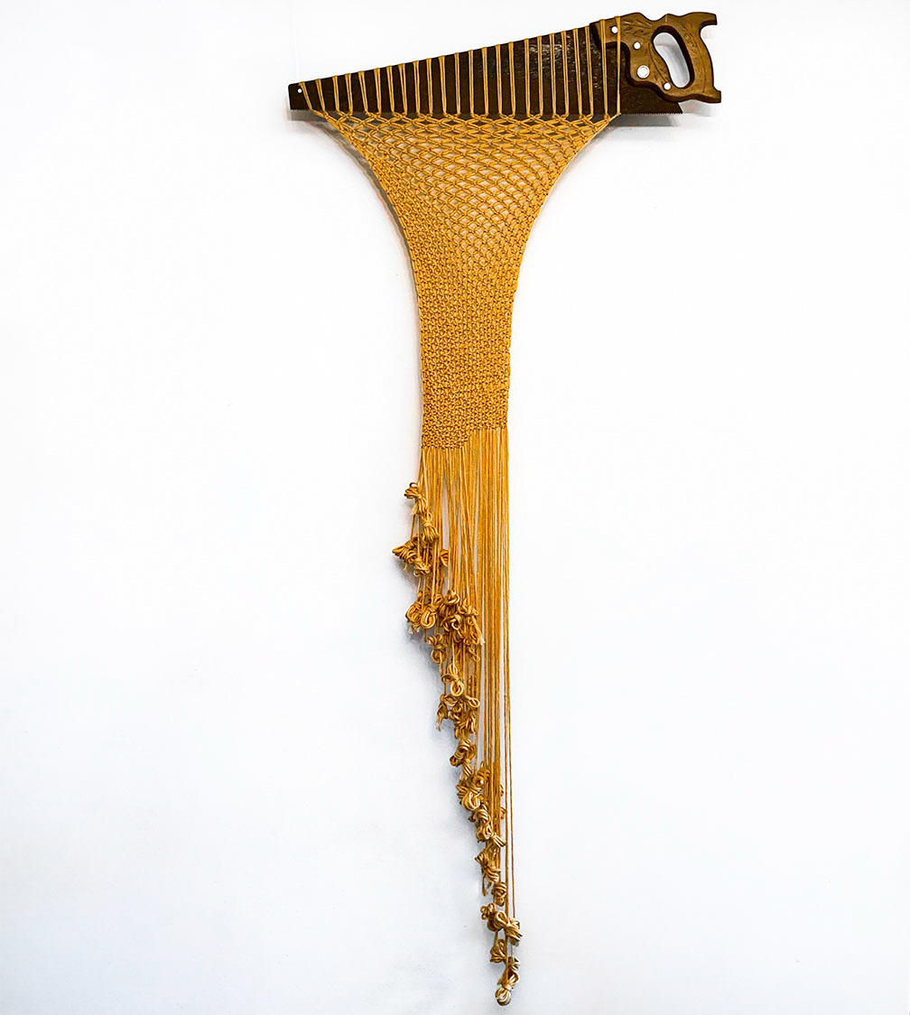 Found Saw, Macramé