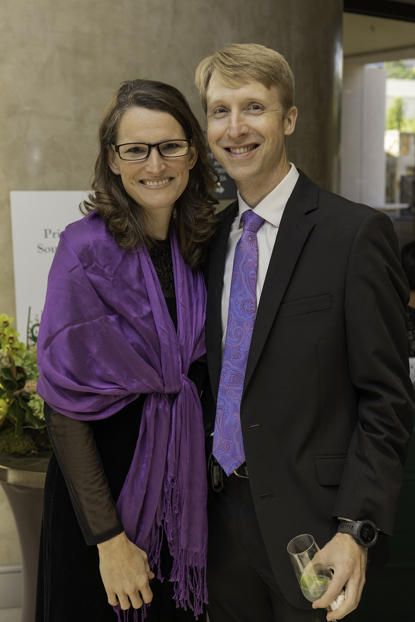 two people smiling for a photo