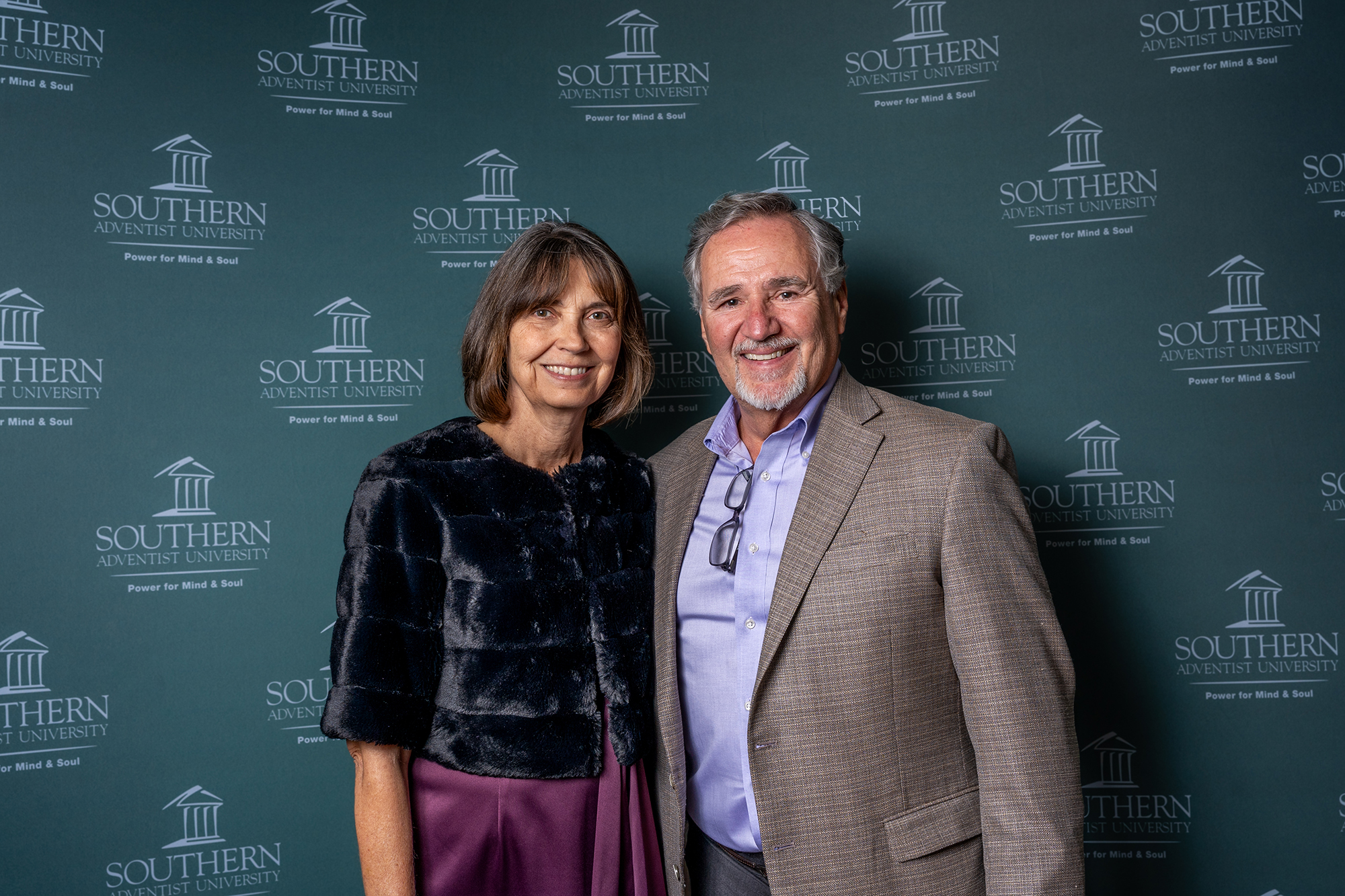 two people taking a photo