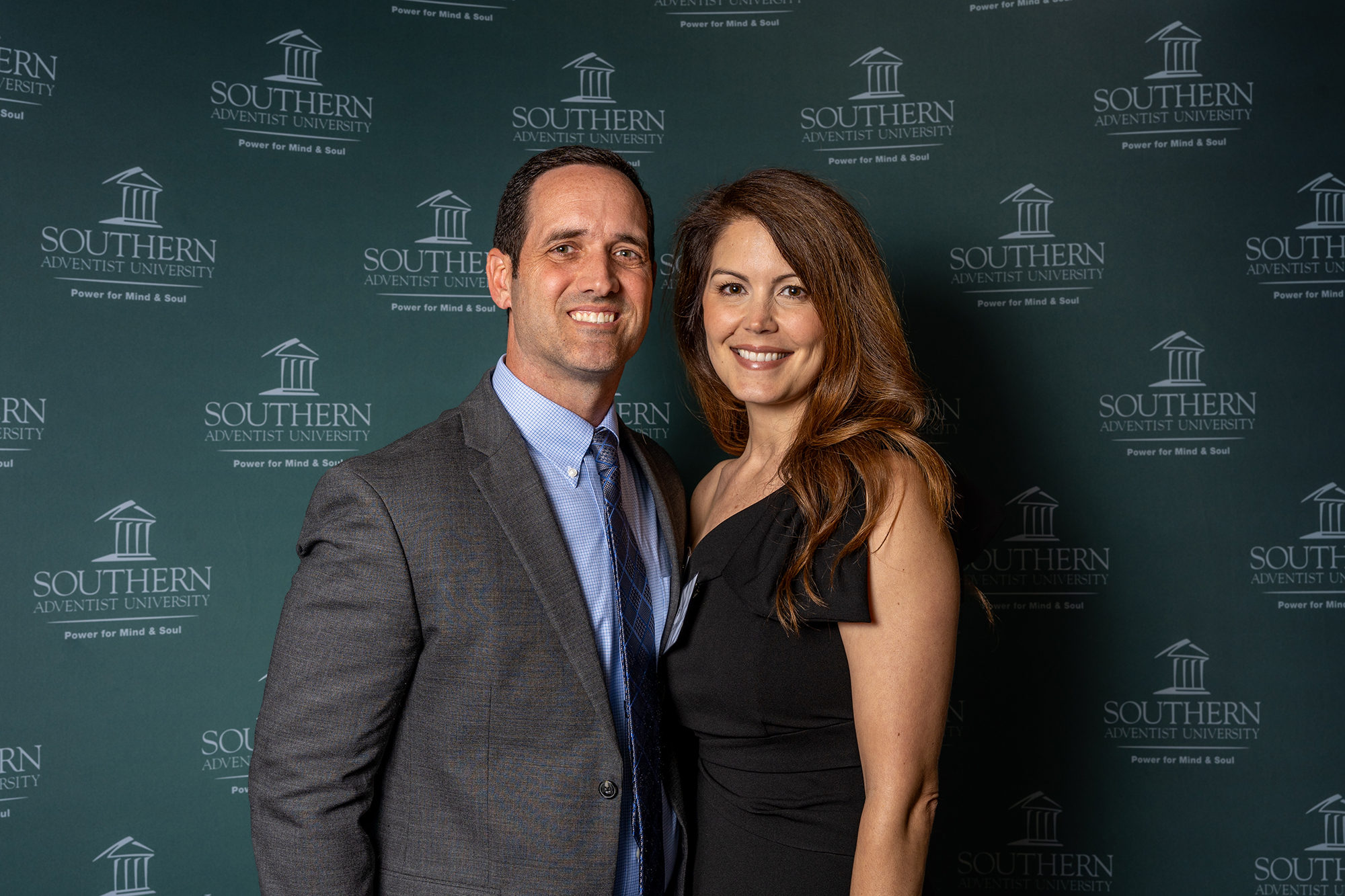 two people taking a photo