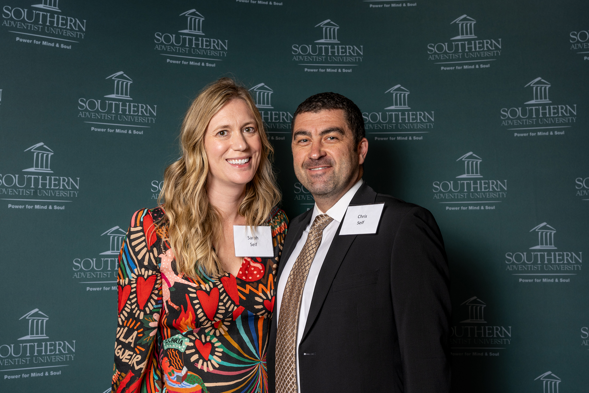 two people taking a photo