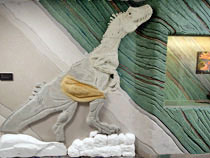 statue of a dinosaur