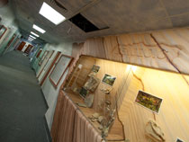 Hallway in science building