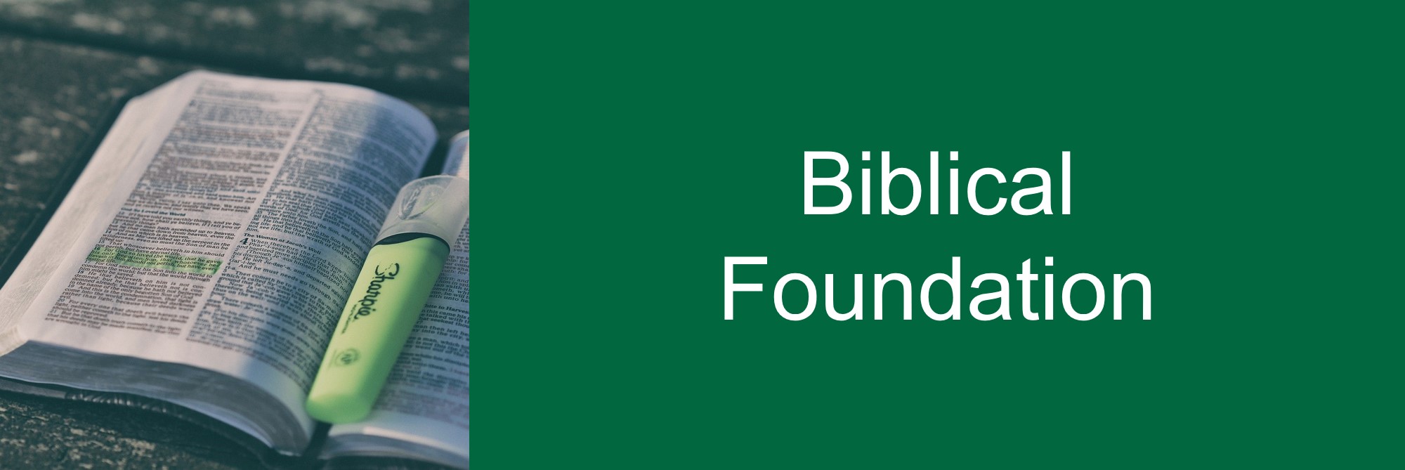 Center for Teaching Excellence and Biblical Foundations of Faith and