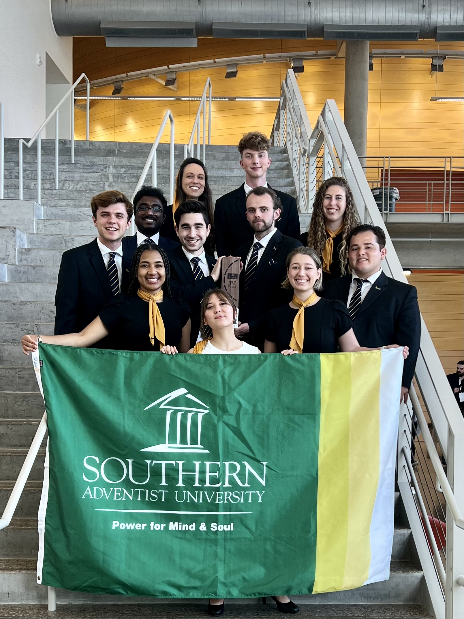 Southern’s Enactus team of students received national recognition for their work helping those in need.