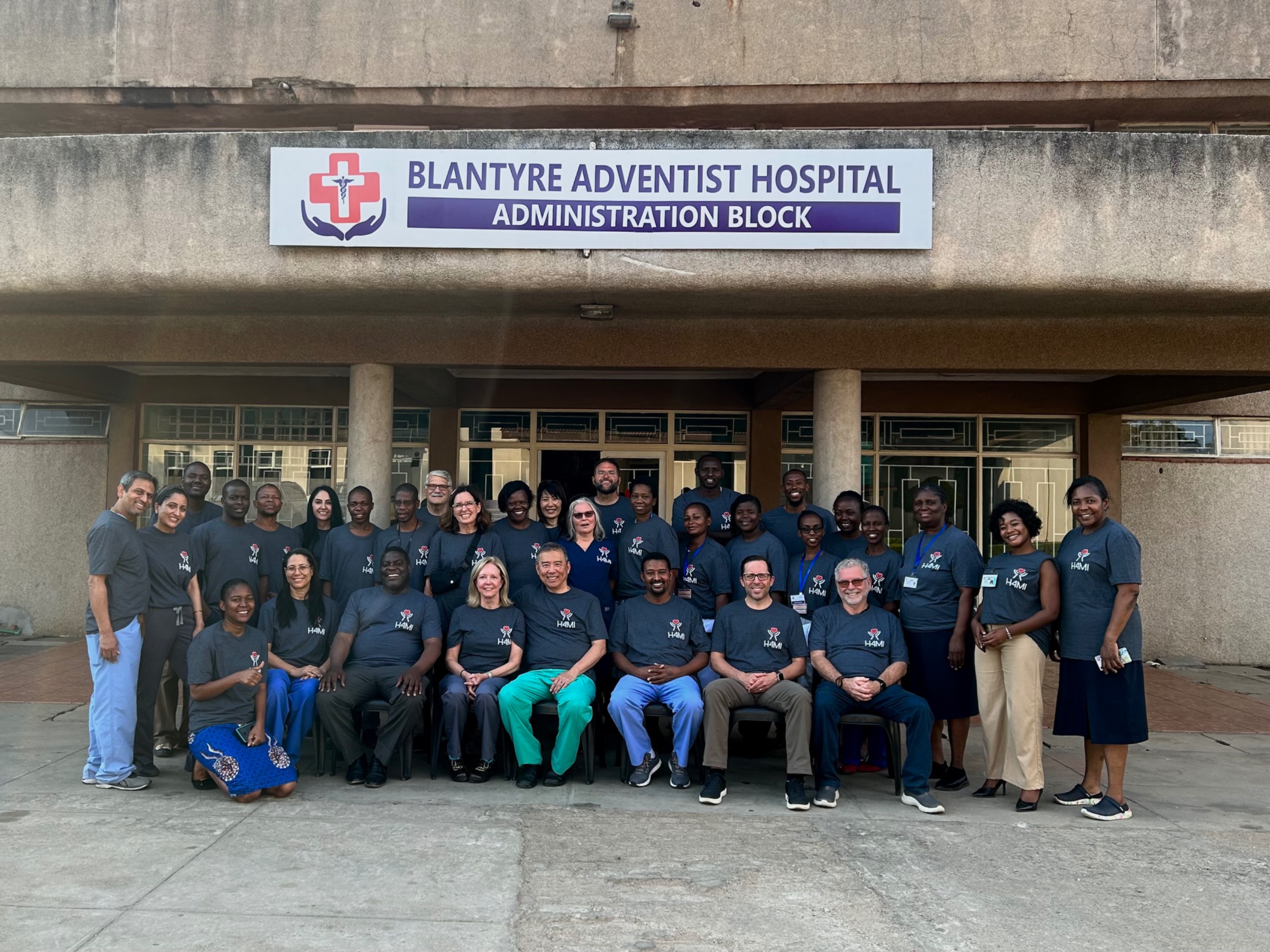 Southern Adventist University team in a photo of the mission