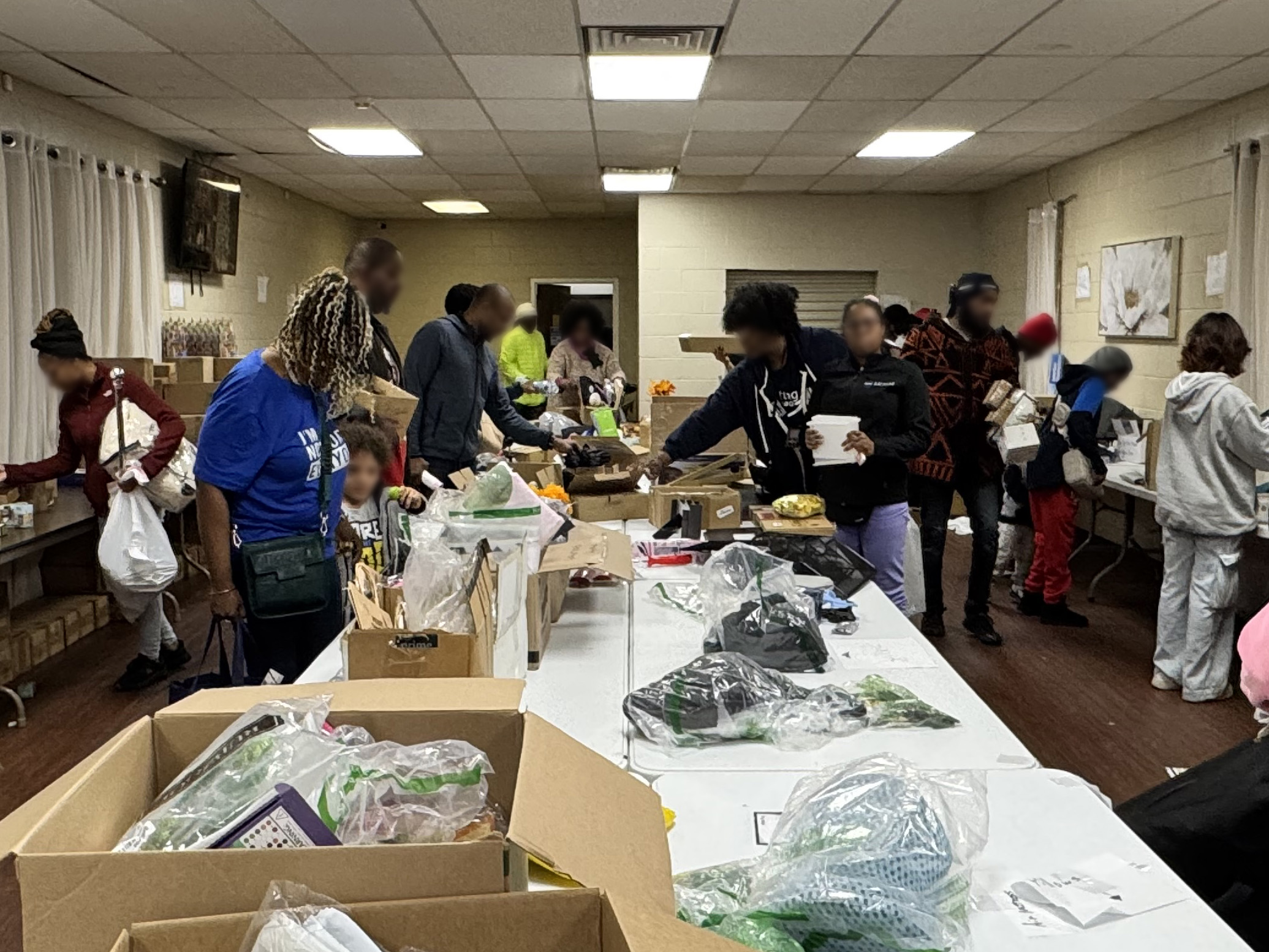 An anti-poverty event hosted by the Chattanooga Purpose Center