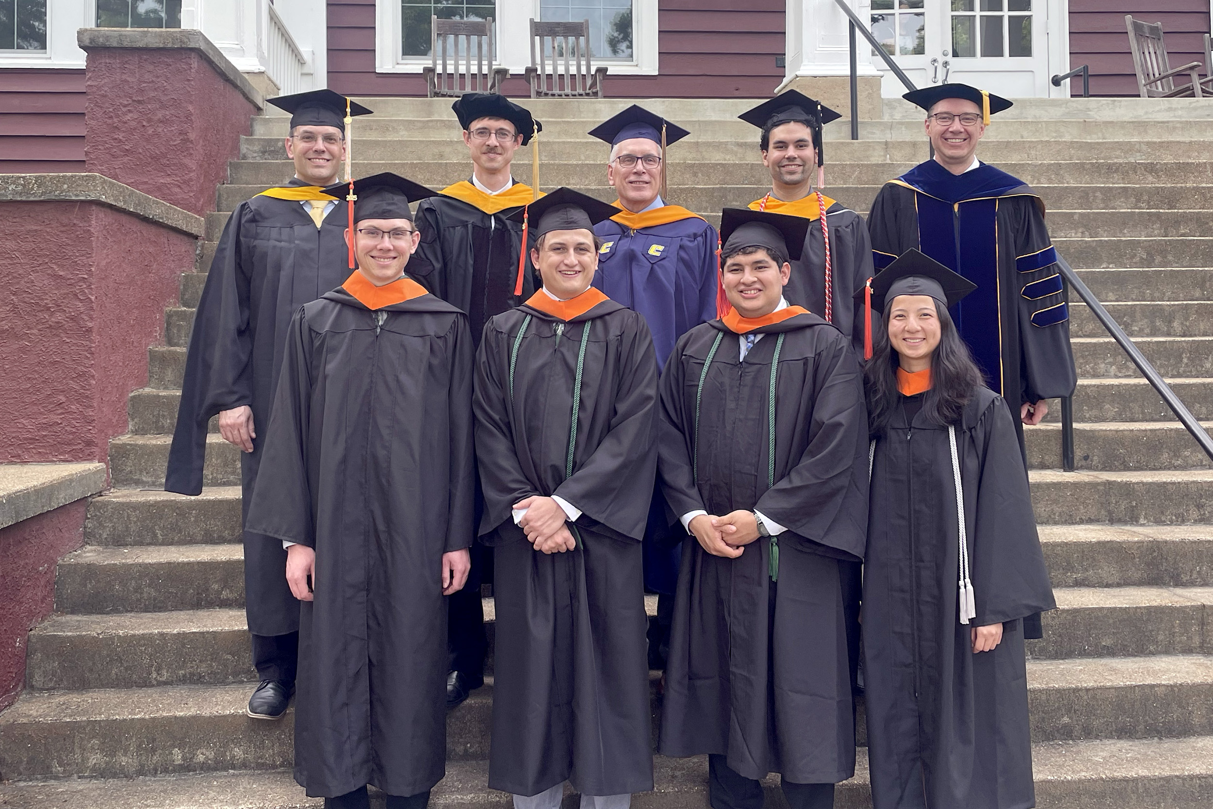 Southern’s first BSE graduates and their professors