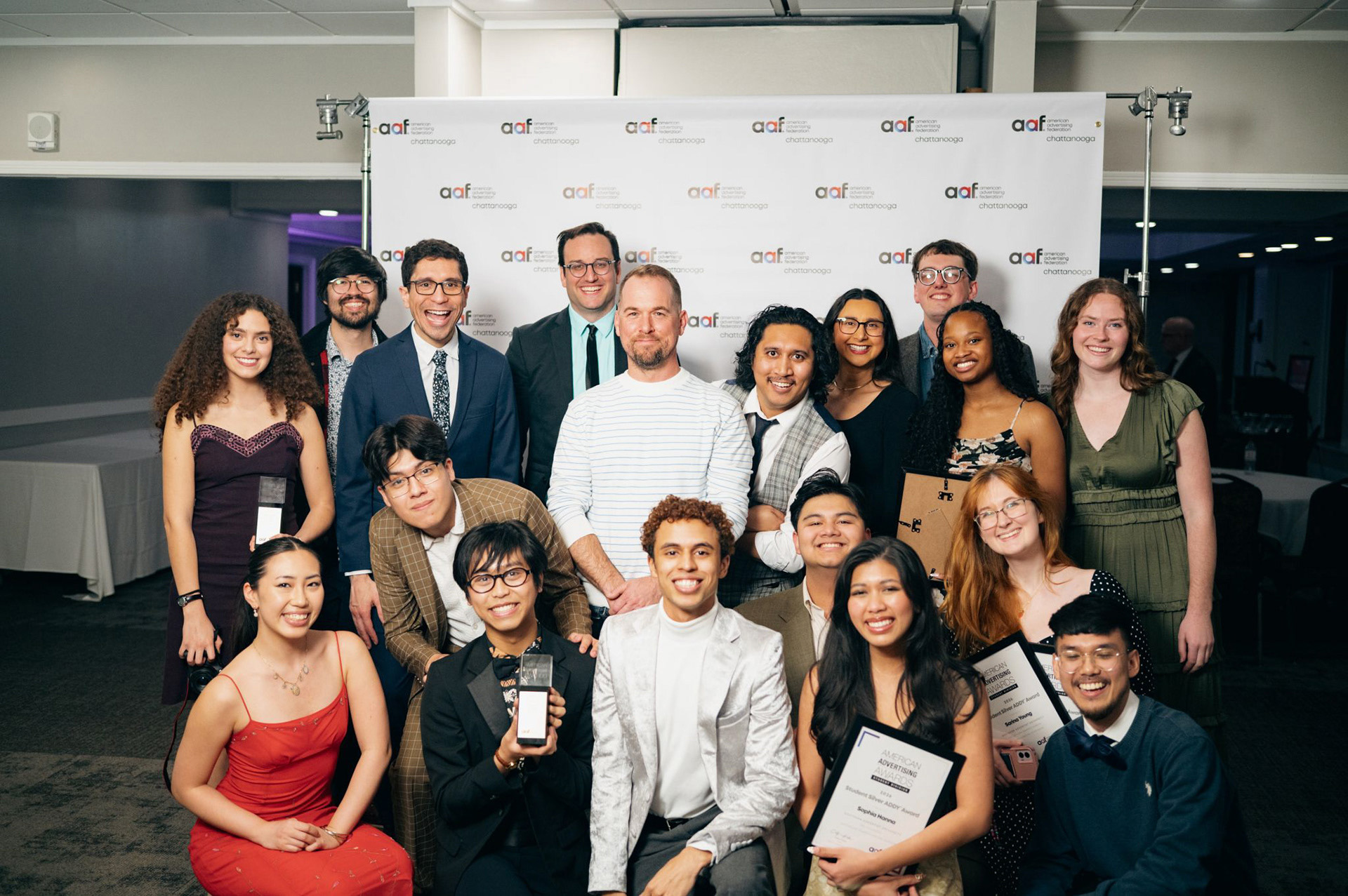 SVAD students at the American Advertising Awards in Chattanooga