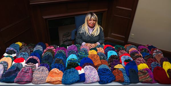 Hats for the homeless